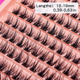 120pcs Set Individual Cluster False Eyelashes, DIY Eyelash Extension 10-16mm
