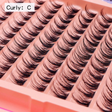 120pcs Set Individual Cluster False Eyelashes, DIY Eyelash Extension 10-16mm