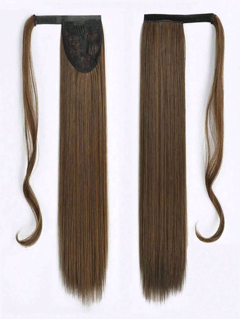 Inch Long Wrap Around Synthetic Hair Extension Ponytail, Clip-In Ponytail Hair Extensions For Women