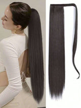 26Inch Long Wrap-Around Synthetic Hair Extension Ponytail