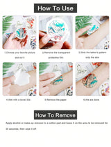 1 Sheets Under Breast Thigh Straps Body Art Temporary Tattoo Stickers