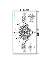 1 Sheets Under Breast Thigh Straps Body Art Temporary Tattoo Stickers