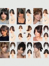 1pc Perfect Face-Framing Bangs, Elegant & Fashionable Curtain Bangs