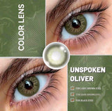 1 Pair/2 Pieces Lalens New Release Small Pupil Natural Oliver Colored Contact Lenses