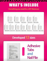 24pcs Medium Oval Nude Pink Nail Stickers