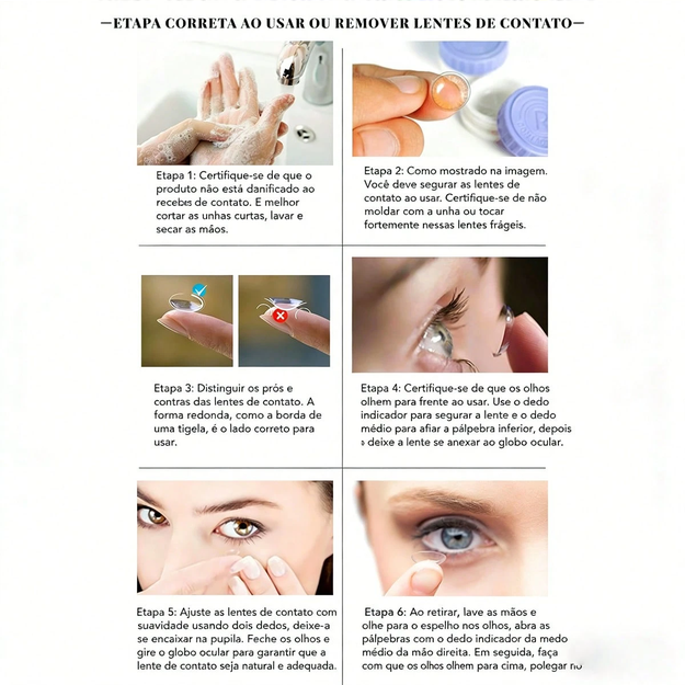 EYESHARE SoftLens NEW Colored Contact Lenses Natural Brown Gray Beauty Lenses