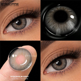 EYESHARE SoftLens NEW Colored Contact Lenses Natural Brown Gray Beauty Lenses