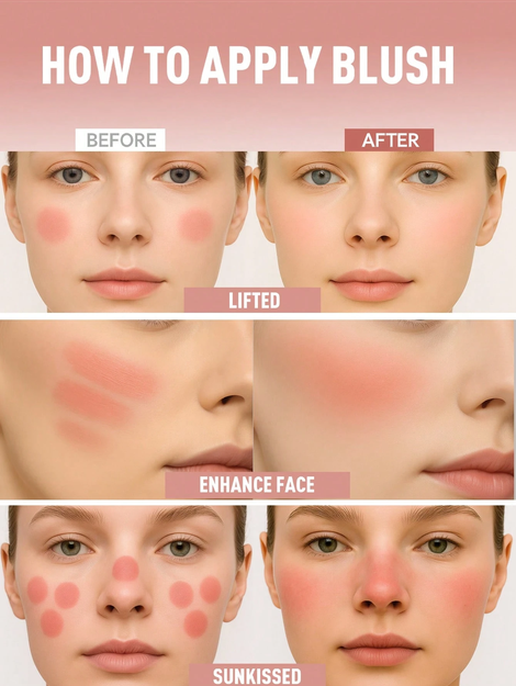 FV Highly Pigmented Liquid Blush – Long-Lasting, Buildable Cream Blush with a Lightweight Formula