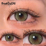 Freshlady Dawn Green Colored Contact Lenses 1 Year Disposable