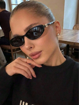 lamine 1 Pair Women's Cat Eye Small Frame Glasses