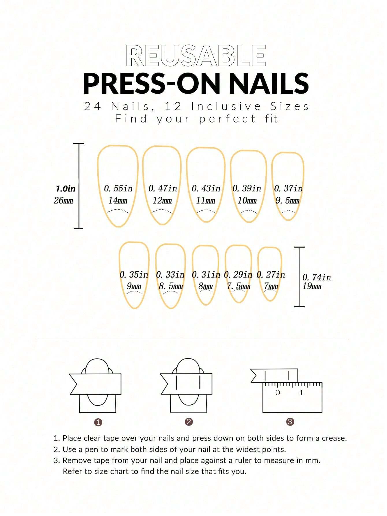 Instantly Upgrade Your Manicure! 24pcs Almond-Shaped Burgundy Nail Stickers