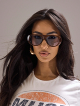 MUSERA Big Frame Tinted Lens Fashion Glasses