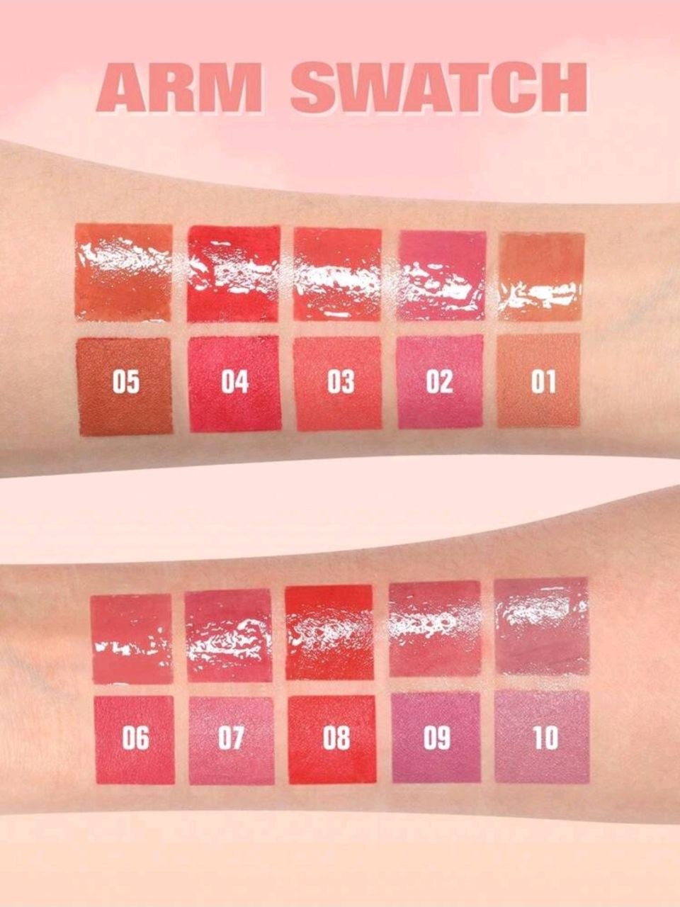 Pudaier 2-In-1 Matte Lipstick &amp; Gloss: Dual Effects Of Matte &amp; Shine, Long-Lasting &amp; Smudge-Proof Lip #05
