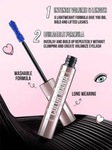 MissIyn Color Mania Mascara, Smudge Proof, Dramatic Volume, Long-Wearing, Volumizing Effect