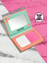MissIyn Fruity Beauty Strobing Highlighter &amp; Highlighter Set, Shimmery Metallic Finish Brilliant White+Pink