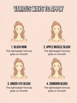 MissIyn You Glow Girl! Cream Multi Stick Easy To Blend For A Lightweight Makeup Finish Single Color Blush Stick 06
