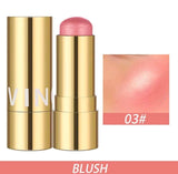 Multifunctional Highlighting Stick For Contouring, Brightening, Priming And Concealing, As Well As Slouchy Eye Shadow Blush Stick