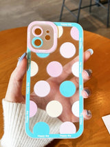 Polka Dot Clear Phone Case
