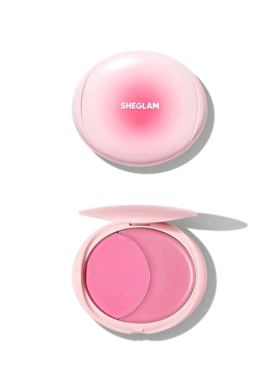 SHEGLAM Cheek 2 Cheek Blush Duo-Pink Sprinkles 5 Shades Cream Powder Blush Double Long Lasting Pigment Dual