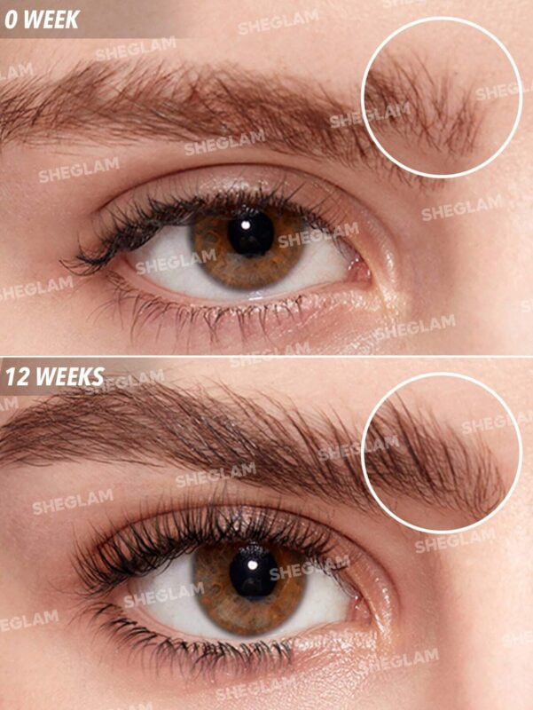 SHEGLAM Gro-Pro Nourishing Lash Serum Clear Brow Serum Easy-To-Apply Strengthen Sparse And Fragile Lash Eyebrow And Lash Treatment