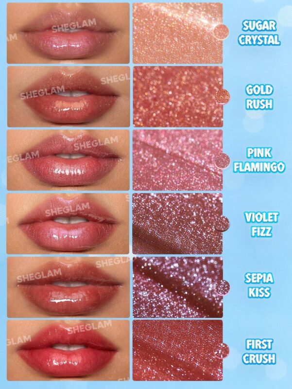 SHEGLAM Pout-Perfect Shimmer Lip Plumper-First Crush