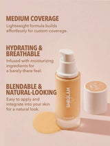SHEGLAM Skinfinite Hydrating Foundation-Sand Flawless Natural Soft Liquid Foundation