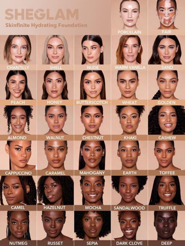 SHEGLAM Skinfinite Hydrating Foundation-Sand Flawless Natural Soft Liquid Foundation
