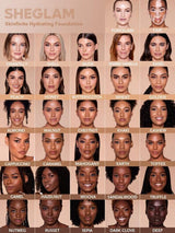 SHEGLAM Skinfinite Hydrating Foundation-Sand Flawless Natural Soft Liquid Foundation