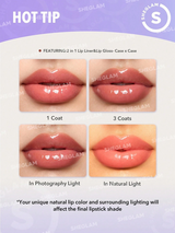 SHEGLAM Lip Rules Liner & Gloss Pen-Play Fair 2-In-1 Moisturizing Liquid Lipstick