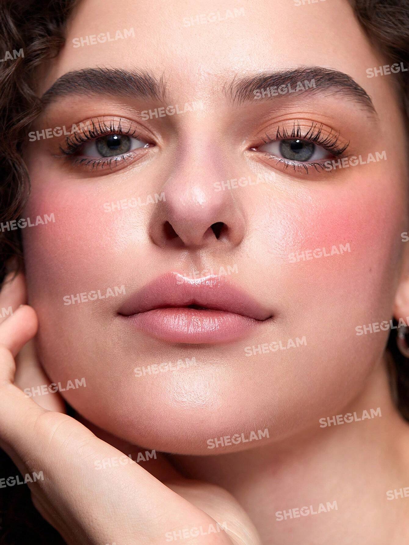 SHEGLAM Cheek 2 Cheek Blush Duo-Cherry Sorbet 5 Shades Cream Powder Blush Double Long Lasting Pigment Dual
