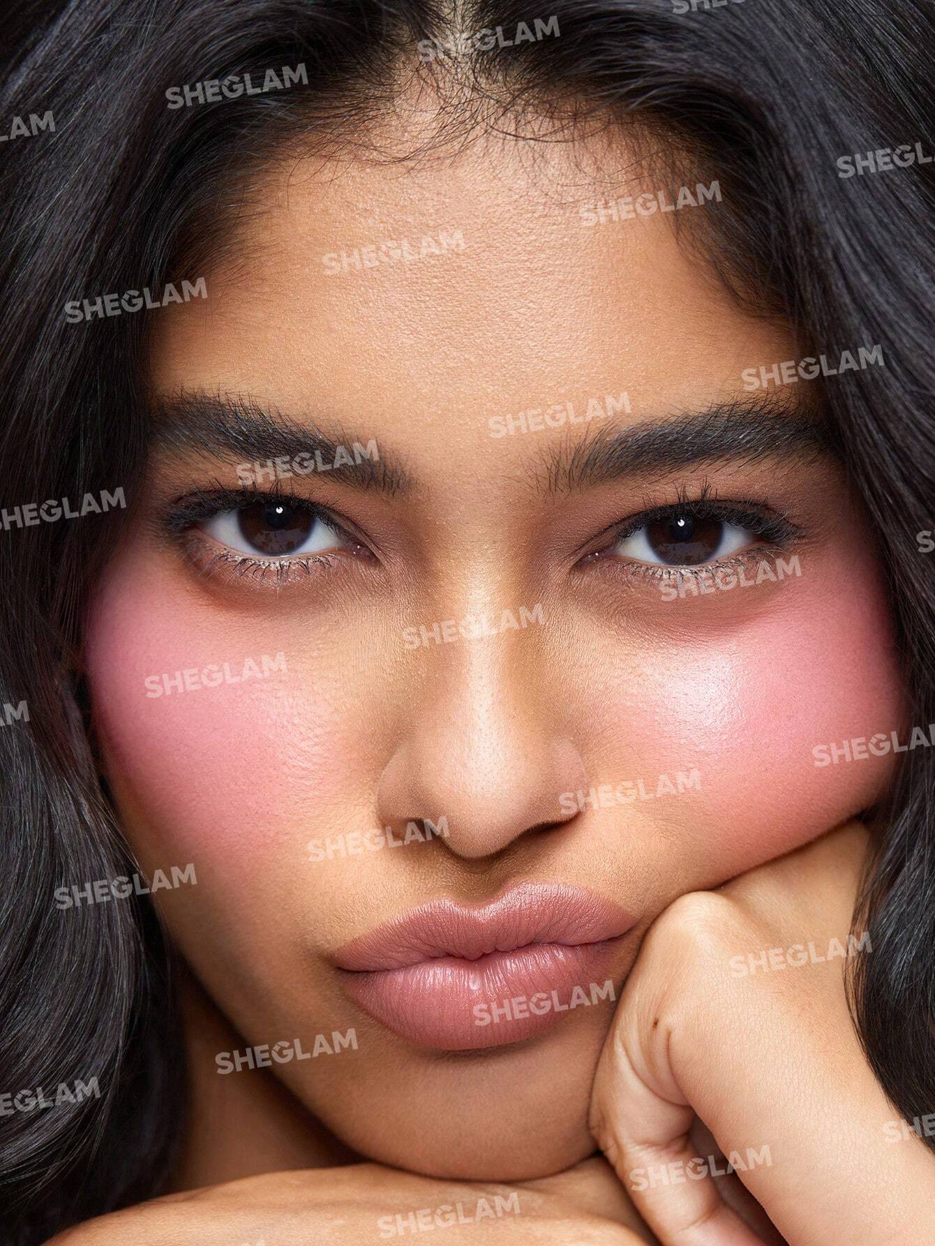SHEGLAM Cheek 2 Cheek Blush Duo-Pink Sprinkles 5 Shades Cream Powder Blush Double Long Lasting Pigment Dual