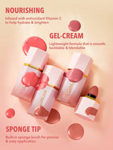 SHEGLAM Color Bloom Liquid Blush-Hot Topic Liquid Blush Liquid Waterproof Long Lasting High Pigment