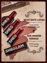 SHEGLAM Dynamatte Boom Long-Lasting Matte Lipstick Cherish You Lipstick Lightweight Color Non-Transfer Creamy