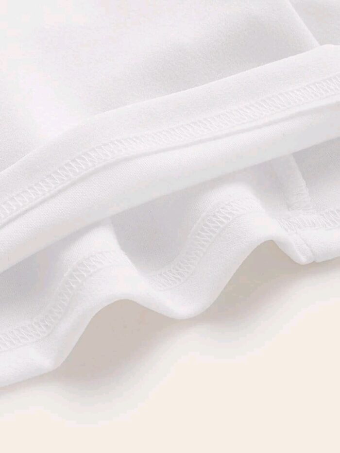 SHEIN Sweetheart Neck Puff Sleeve Wrap Top - Image 2
