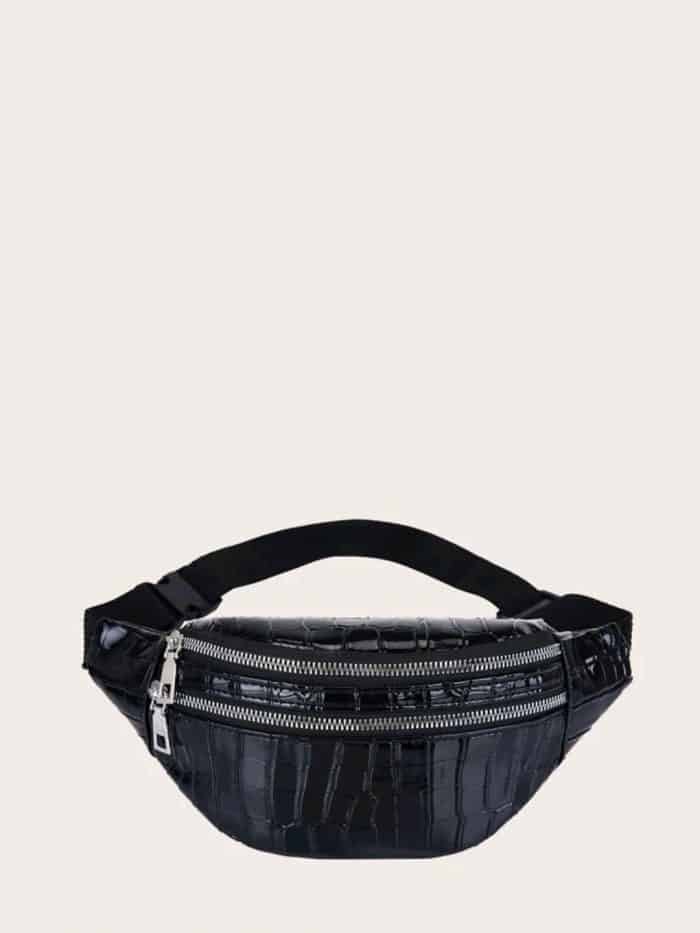Croc Embossed Fanny Pack