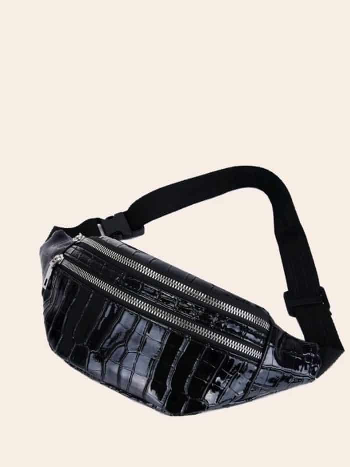 Croc Embossed Fanny Pack - Image 4