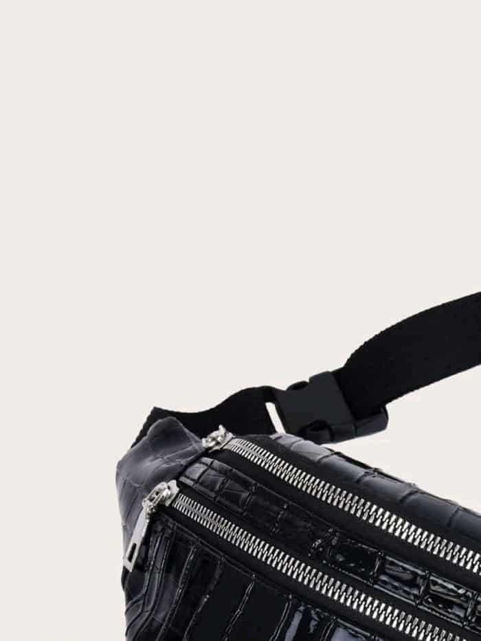 Croc Embossed Fanny Pack - Image 2