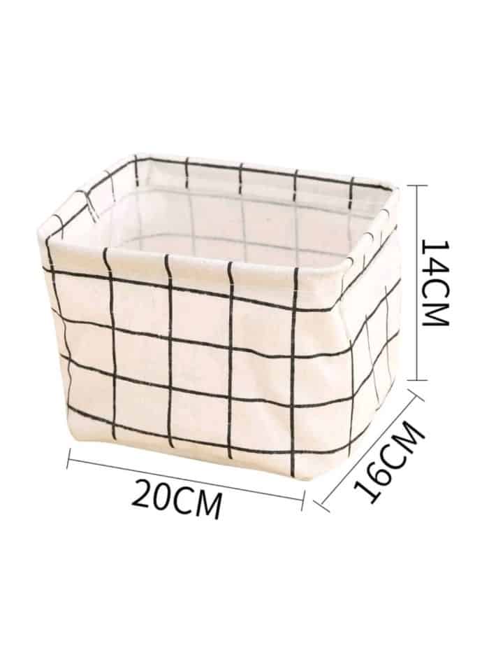 1pc Geometric Pattern Storage Basket - Image 2