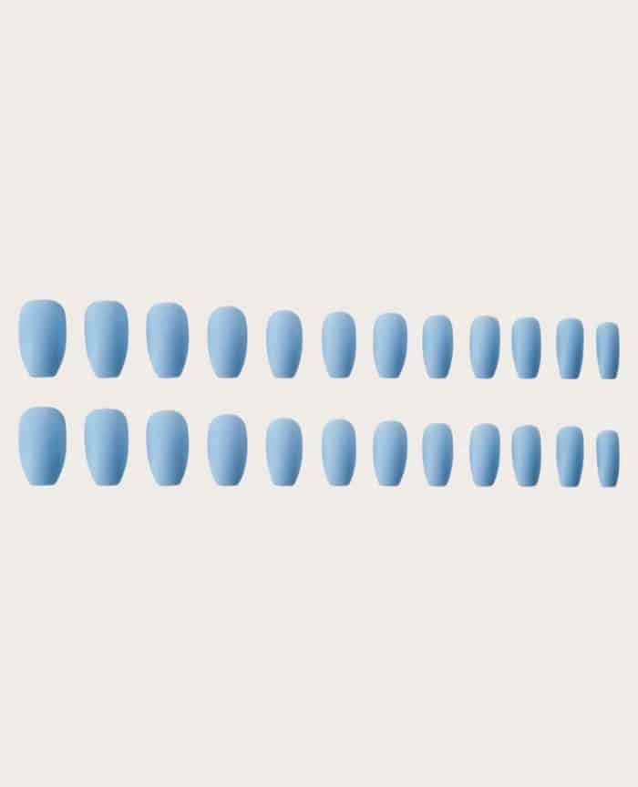 24pcs Plain Fake Nails - Image 3