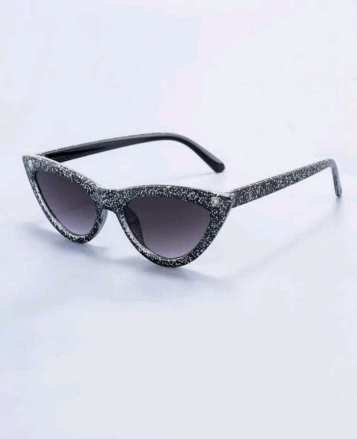 Glitter Cat Eye Sunglasses With Random Case - Image 6