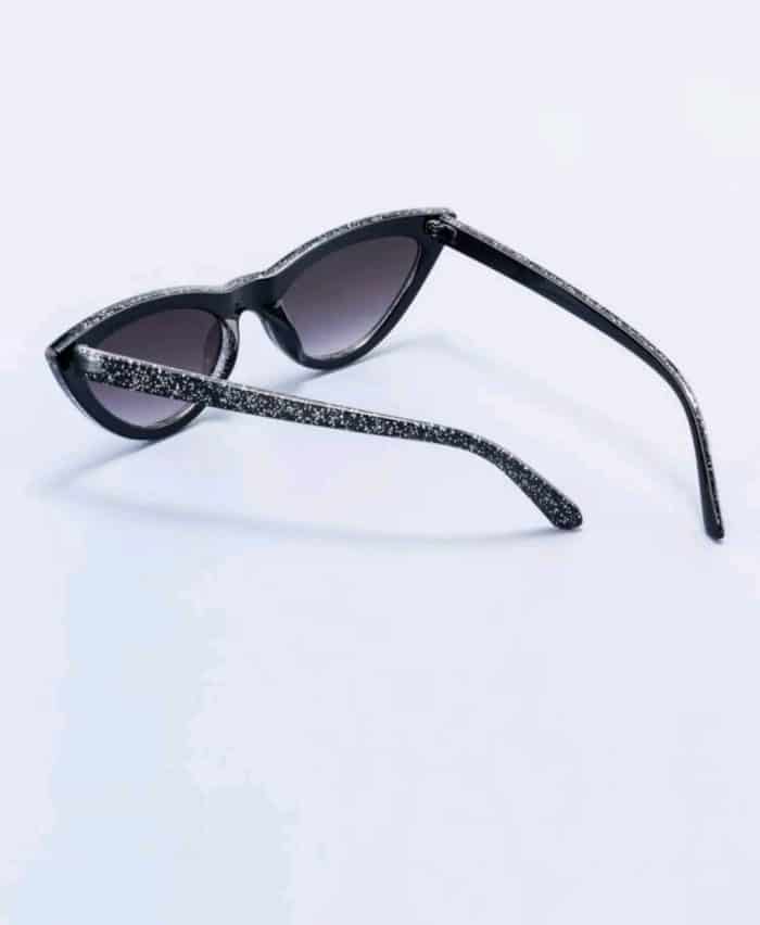 Glitter Cat Eye Sunglasses With Random Case - Image 4