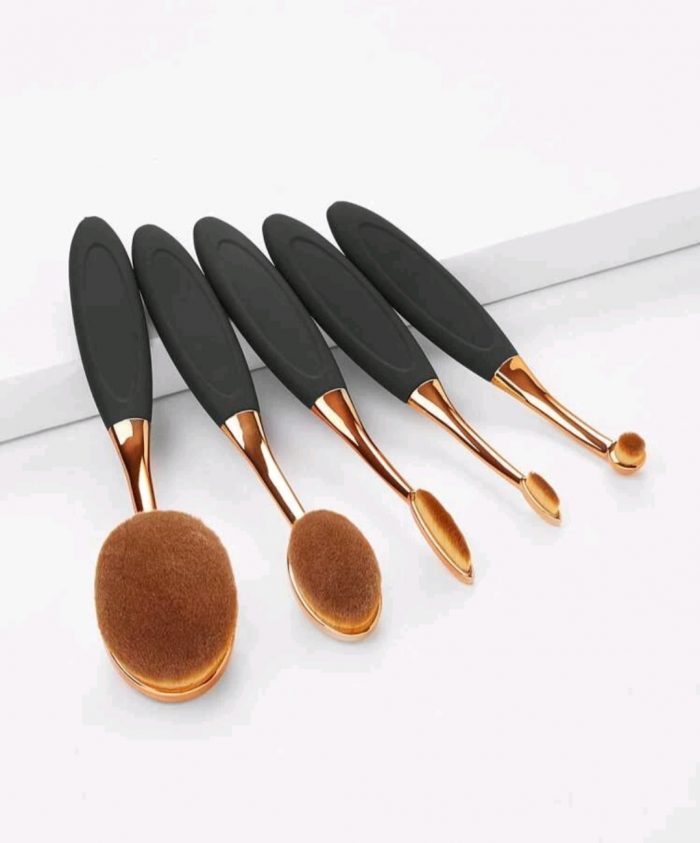 Oval Makeup Brush Set 5pcs