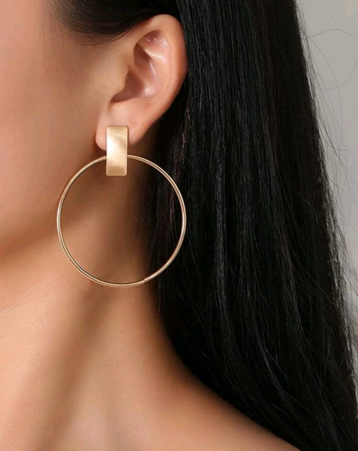 Circle Drop Earrings
