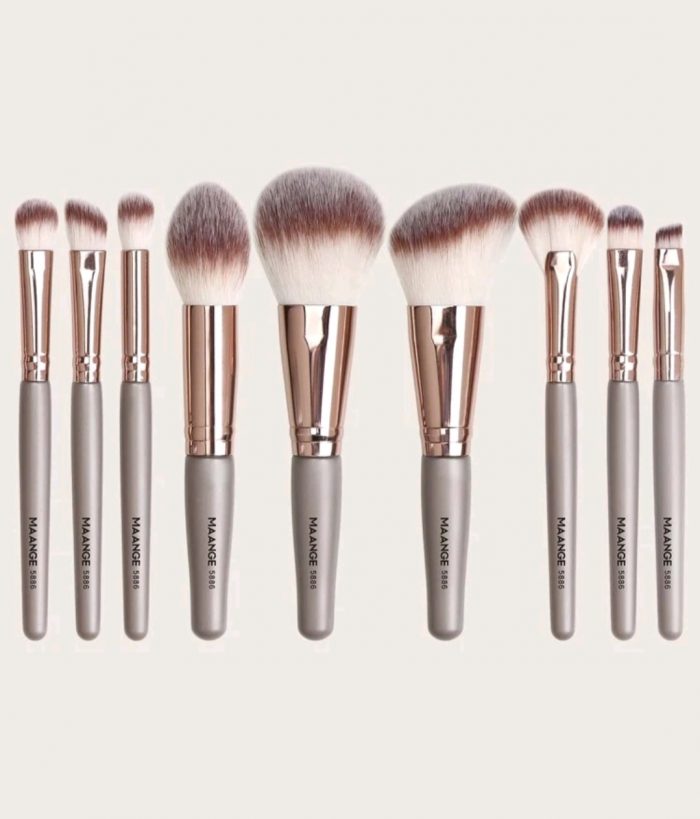 9pcs Makeup Brush Set - Image 3