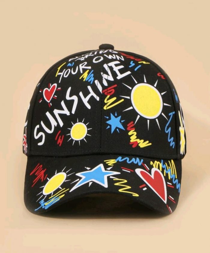 Heart Pattern Baseball Cap - Image 3