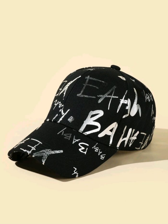 Letter Graphic Baseball Cap