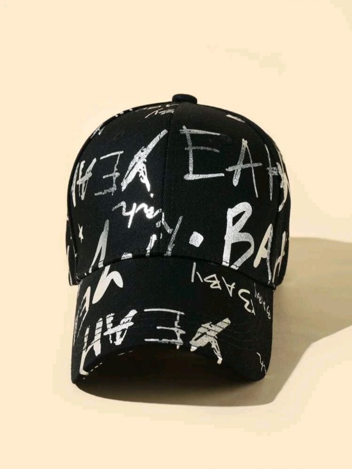 Letter Graphic Baseball Cap - Image 3