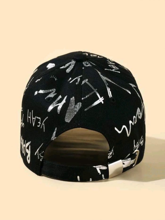 Letter Graphic Baseball Cap - Image 2