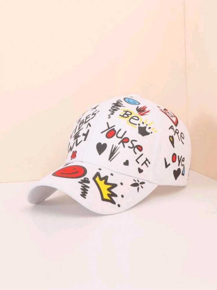 Cartoon Graphic Baseball Cap