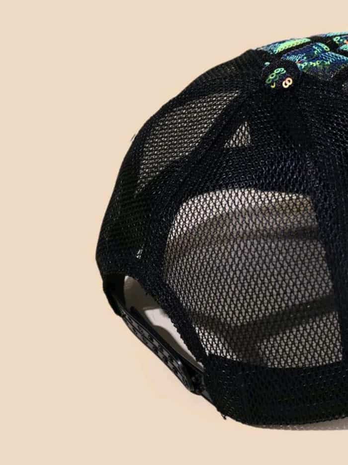 Geometric Sequin Decor Baseball Cap - Image 2